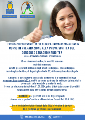 Corso di preparazione al concorso PNRR scuola secondaria - GILDA - Benevento